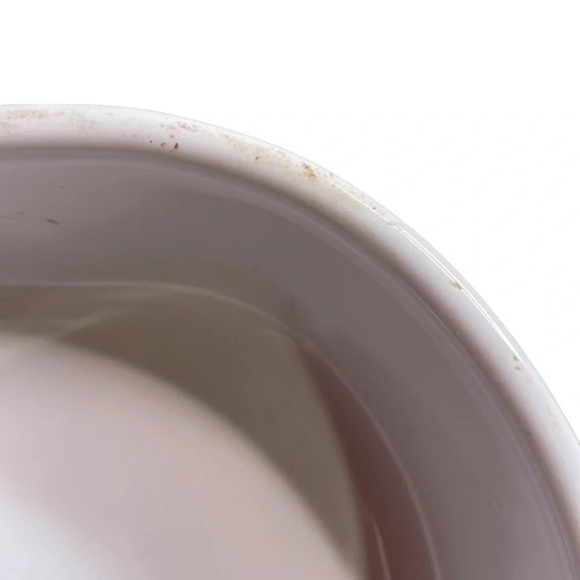 𝅺Vintage1960's White Ironstone Heart Baking Dish Serving‎ Tray - Picture 3 of 5